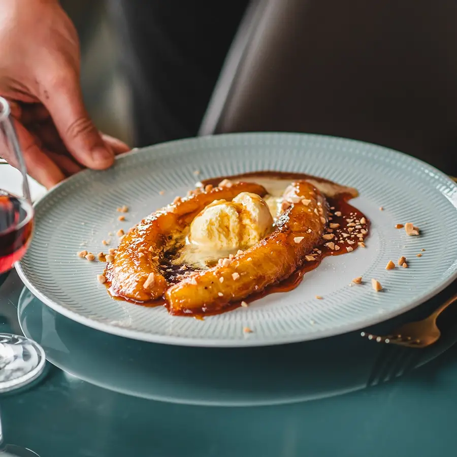 Banana Flambé Varanda de Lisboa